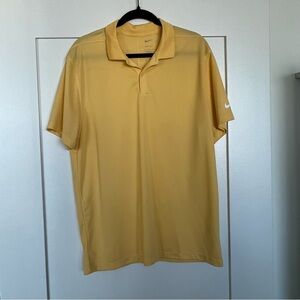 Nike Men's Polo Shirt in Bright Yellow